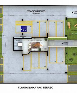 EDIFICIO SEVILHA EM CANDEIAS, 55 A 57m2 02 QUARTOS, AREA DE LAZER, LOCALIZAÇÃO CENTRAL,