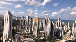 Beach Class Convention by HÔM, 25 m², móveis fixos, mobilidado, próximo a praia e ao Shopping Recife