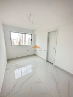 Edf. Glória Tinoco, 139m², 4 quartos, 3 suítes, varanda integrada, lavabo, copa, dependência completa, área de serviço e 3 vagas de garagem