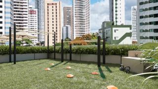 Edifício Varanda de Casa Forte, 26 a 52m², 1 ou 2 quartos, 1 suíte, varanda, área de serviço, 1 vaga de garagem e área de lazer
