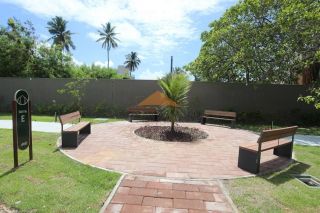 Flat a venda no Cupê,32m, condomínio estilo resort, novo, porcelanato, padrão Moura Dubeux,