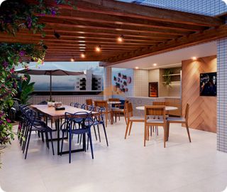Edf. Domus Professor Mário Pessoa, studios de 27,66 a 30,88m², próximo ao mar e ao Parque Dona Lindu