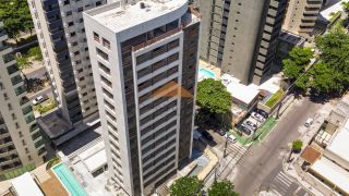 Edf. Domus Professor Mário Pessoa, studios de 27,66 a 30,88m², próximo ao mar e ao Parque Dona Lindu