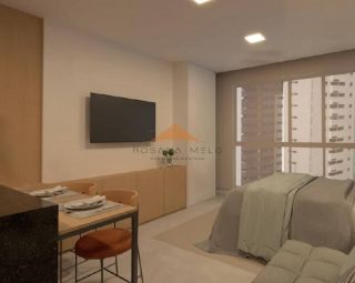 Edf. Domus Professor Mário Pessoa, 51m², 2 quartos, próximo ao mar e ao Parque Dona Lindu