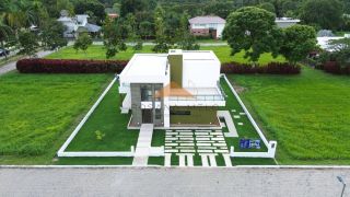 Casa no Condomínio Terra Viva, 315m², 4 suítes, varanda ampla em L, espaço gourmet, área verde, garagem para 2 carros