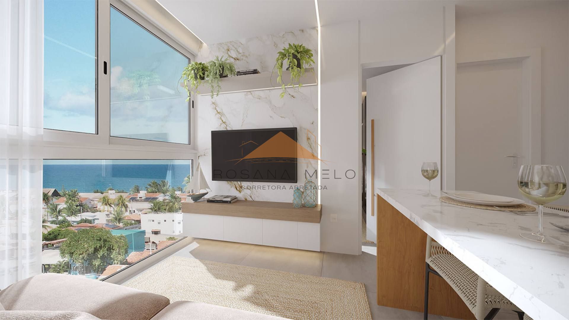 Flat na Praia do Cupe com 19m² a 70 metros da praia e com piscina na cobertura