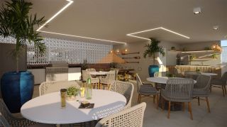 Noah Living: flat moderno, 19m², a 70 metros da Praia do Cupe e com piscinas na cobertura