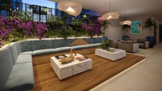 Noah Living: flat moderno, 19m², a 70 metros da Praia do Cupe e com piscinas na cobertura