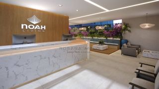 Noah Living: flat moderno, 19m², a 70 metros da Praia do Cupe e com piscinas na cobertura