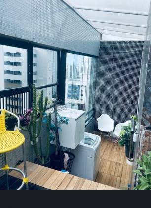 Cobertura duplex com vista para o mar próximo ao parque dona lindu