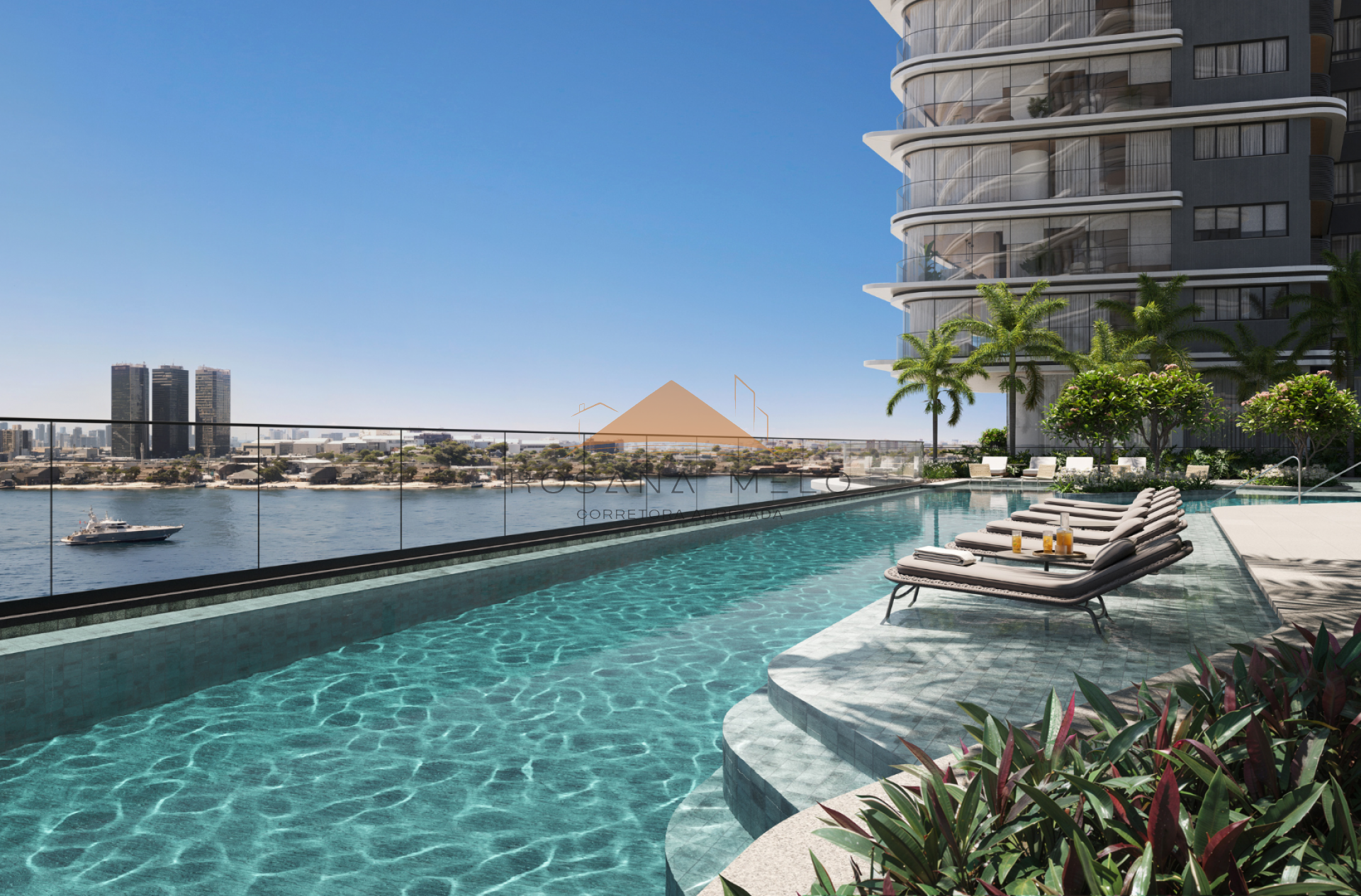 Lucena Plaza | Frente para o Mar | no Novo Cais em Recife | 4 suites | 4 Vagas de garagens | 300m²