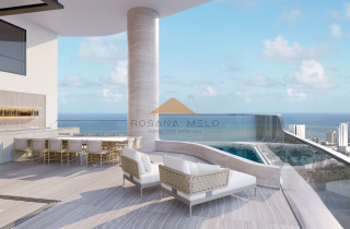 Apto Cobertura linear no LUCENA PLAZA | 5 suítes | 6 vagas de garagens no melhor Home Resort de Recife