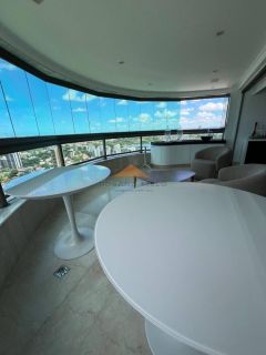 Casa Forte,266m,4 suítes, andar alto, alto padrão, lazer completo,4 vagas 3 soltas.