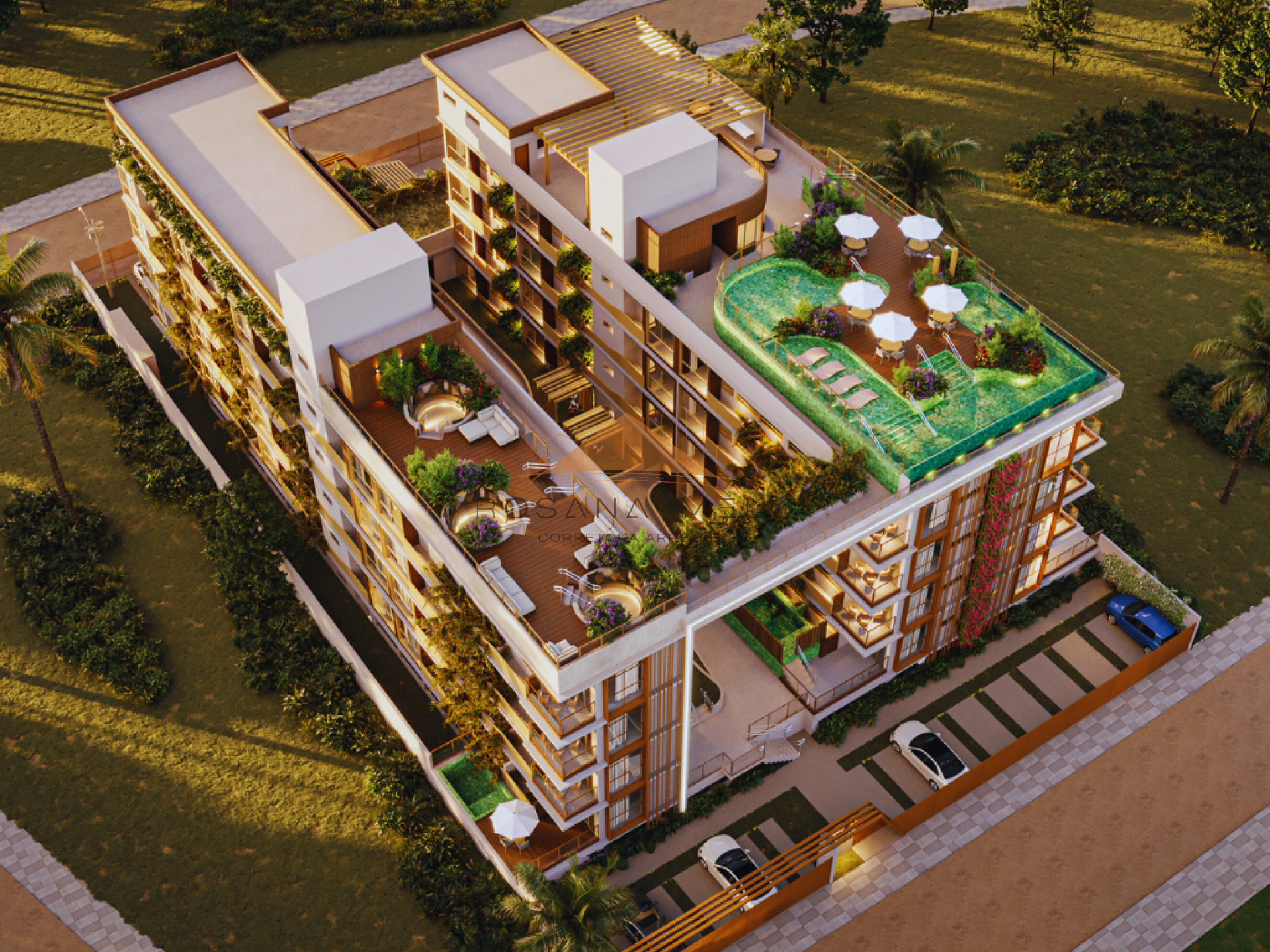 Studios Tipo para viver e escrever memórias de sua história no CARNEIROS PARK FLATS ao lado do Acquaventura