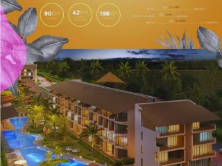 Apartamento 2 quartos na Beira Mar de Carneiros | Carneiros Atlântico Flats & Resort ✨?
