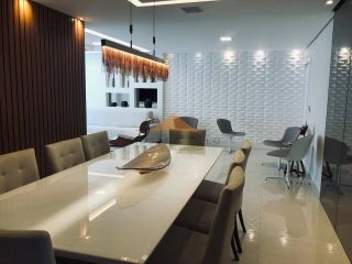 Edf. Alameda Imperial, 172m², 4 quartos, 3 suítes, sala para 3 ambientes, móveis fixos, 3 vagas de garagem e lazer completo