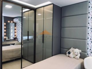Edf. Alameda Imperial, 172m², 4 quartos, 3 suítes, sala para 3 ambientes, móveis fixos, 3 vagas de garagem e lazer completo
