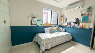 Setubal,160m,varanda vista mar definida, 3 quartos e 2 suítes, reformado,lazer,2 vagas soltas e cobertas.