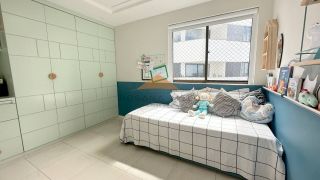 Setubal,160m,varanda vista mar definida, 3 quartos e 2 suítes, reformado,lazer,2 vagas soltas e cobertas.