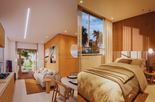 Studios no TOURS DU TAMANDARÉ – Segunda moradia ou Rentabilidade com vista para o mar! ?