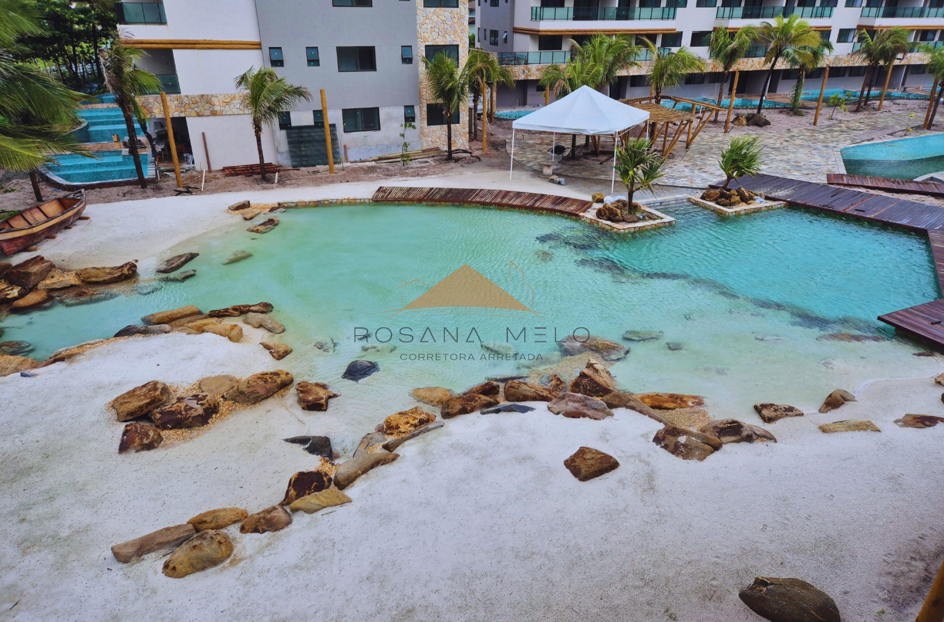 La Fleur Polinésia Villa & Resort | Apartamentos de 3 quartos com 109m² | Frente Mar | Muro Alto