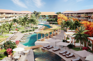 La Fleur Polinésia Villa & Resort | Apartamentos de 3 quartos com 109m² | Frente Mar | Muro Alto