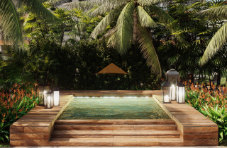 La Fleur Polinésia Villa & Resort | Apartamentos de 3 quartos com 109m² | Frente Mar | Muro Alto