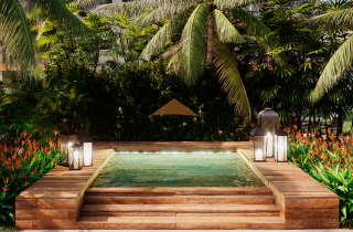 La Fleur Polinésia Villa & Resort | Apartamentos de 3 quartos com 109m² | Frente Mar | Muro Alto