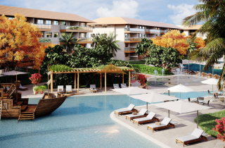 La Fleur Polinésia Villa & Resort | Apartamentos de 3 quartos com 80m² | Vista Mar | Praia de Muro Alto