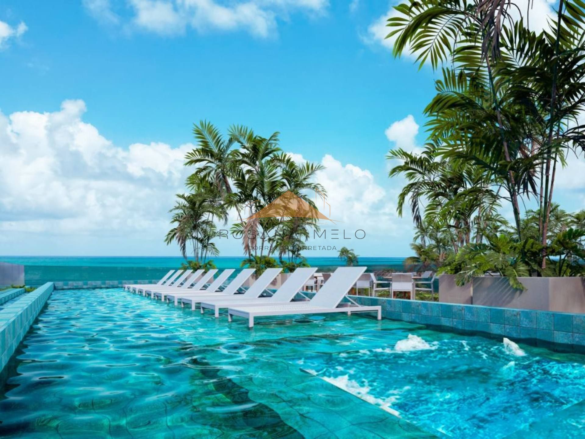 Studio no Atlantis Garden em Porto de Galinhas | compacto, rentabilidade gigante: 50 metros do mar!