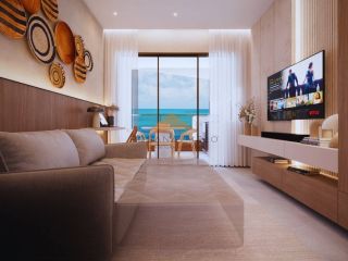 Studio no Atlantis Garden em Porto de Galinhas | compacto, rentabilidade gigante: 50 metros do mar!