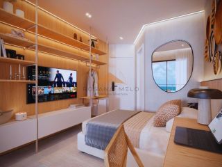 Studio no Atlantis Garden em Porto de Galinhas | compacto, rentabilidade gigante: 50 metros do mar!