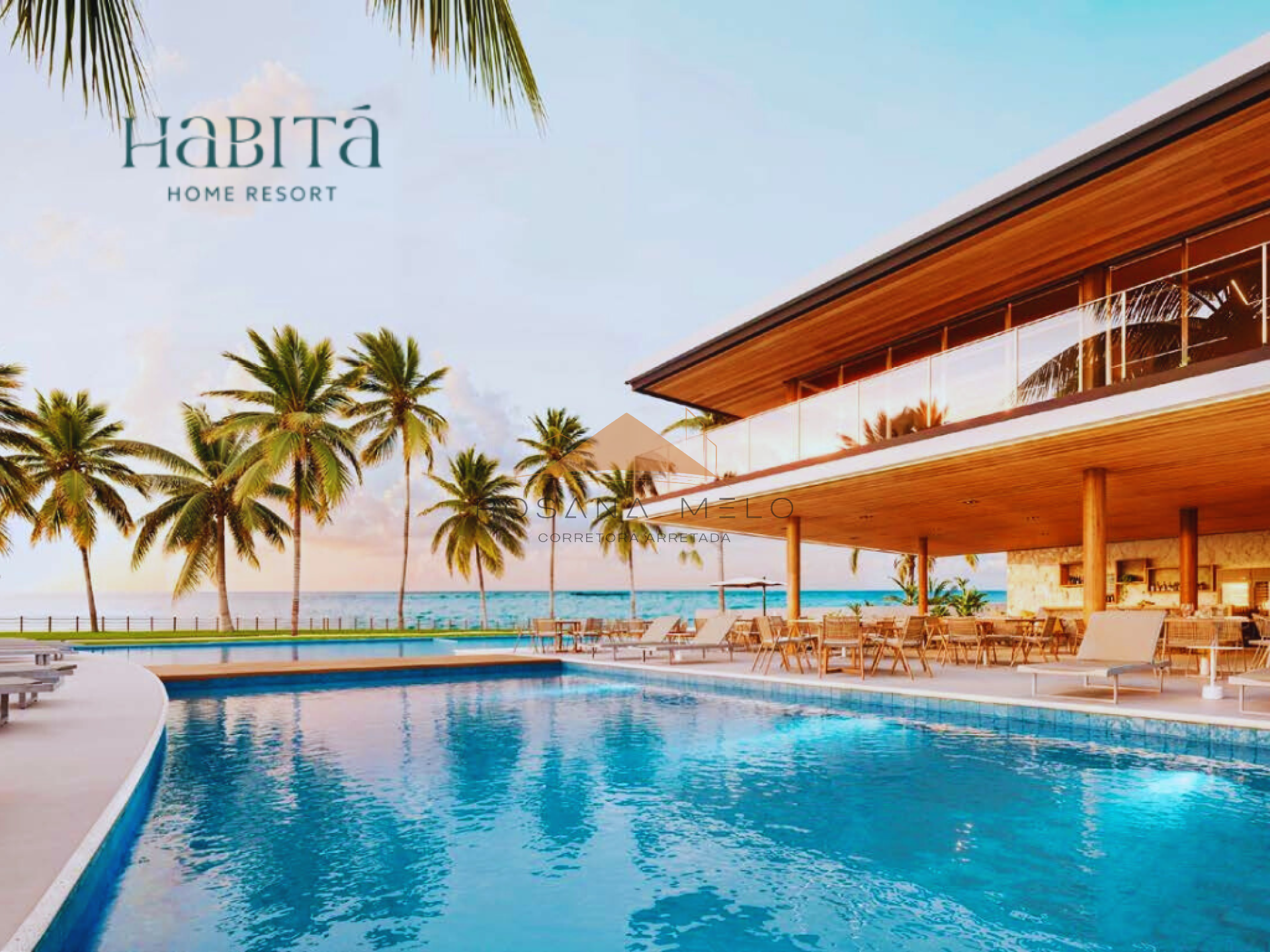 Apto Cobertura 4 Quartos no Habitá Beach Home Resort| Praia do Cupe – 217m² | hidromassagem e um pôr do sol só seu