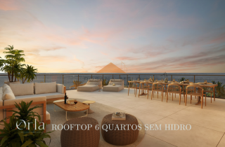 Apto 6 Quartos Rooftop com Hidromassagem no Orla Resort na Praia dos Carneiros – 218m² | Luxo total no Caribe Brasileiro