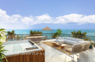 Apto 6 Quartos Rooftop com Hidromassagem no Orla Resort na Praia dos Carneiros – 218m² | Luxo total no Caribe Brasileiro