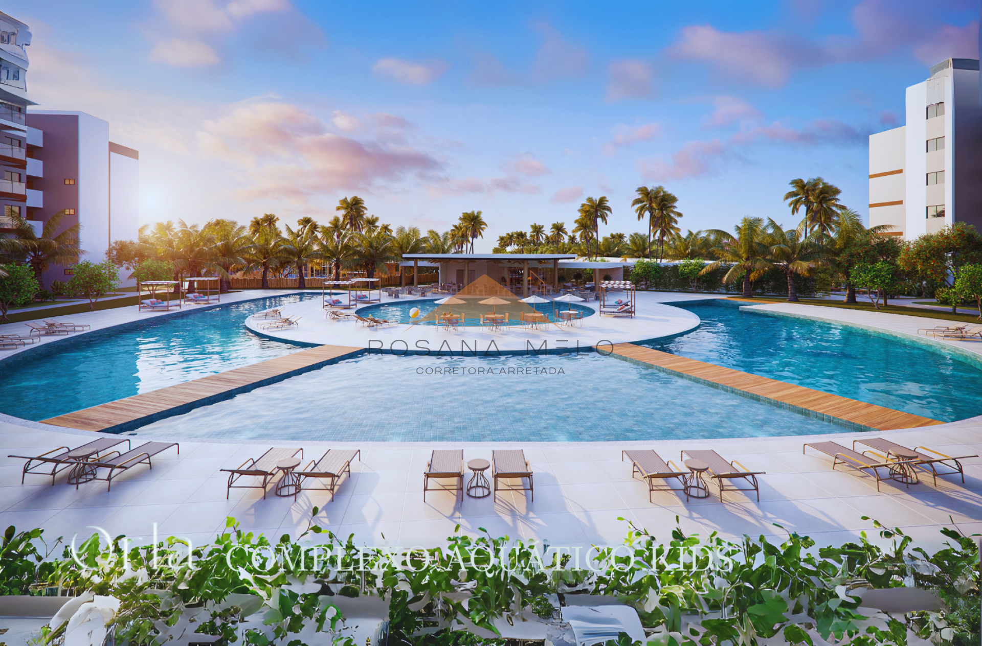 Apartamento 4 Quartos Térreo com Piscina Privativa no Orla Resort na Praia dos Carneiros – 155m² | viver ou investir com classe