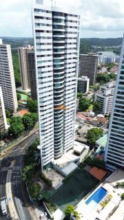 Edf. Alameda Imperial, 172m², 4 quartos, 3 suítes, sala para 3 ambientes, móveis fixos, 3 vagas de garagem e lazer completo