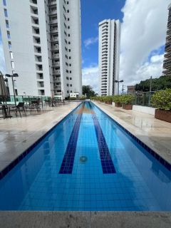 Edf. Alameda Imperial, 172m², 4 quartos, 3 suítes, sala para 3 ambientes, móveis fixos, 3 vagas de garagem e lazer completo