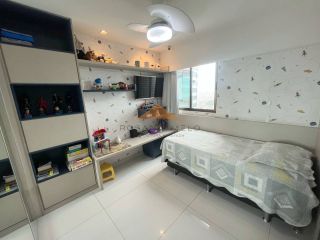 Edf. Alameda Imperial, 172m², 4 quartos, 3 suítes, sala para 3 ambientes, móveis fixos, 3 vagas de garagem e lazer completo