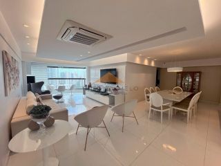 Edf. Alameda Imperial, 172m², 4 quartos, 3 suítes, sala para 3 ambientes, móveis fixos, 3 vagas de garagem e lazer completo