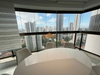 Edf. Alameda Imperial, 172m², 4 quartos, 3 suítes, sala para 3 ambientes, móveis fixos, 3 vagas de garagem e lazer completo