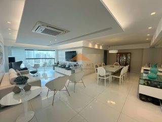 Edf. Alameda Imperial, 172m², 4 quartos, 3 suítes, sala para 3 ambientes, móveis fixos, 3 vagas de garagem e lazer completo
