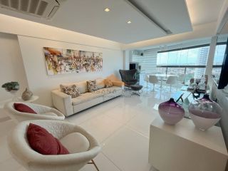 Edf. Alameda Imperial, 172m², 4 quartos, 3 suítes, sala para 3 ambientes, móveis fixos, 3 vagas de garagem e lazer completo