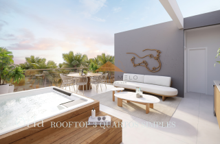 Apartamento 4 Quartos Rooftop com Hidromassagem no Orla Resort na Praia dos Carneiros – 156m² | Ideal para famílias grandes e investidores exigentes