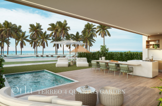 Apartamento 4 Quartos Rooftop com Hidromassagem no Orla Resort na Praia dos Carneiros – 156m² | Ideal para famílias grandes e investidores exigentes