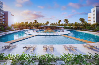 Apartamento 3 Quartos Rooftop com Hidromassagem no Orla Resort na Praia dos Carneiros – 116m² | brinde o pôr do sol na sua hidromassagem particular