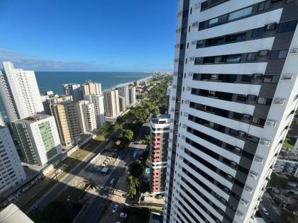 Apartamento vista mar definida,andar alto.164m,3 suites,3 vagas,lazer,100m da praia