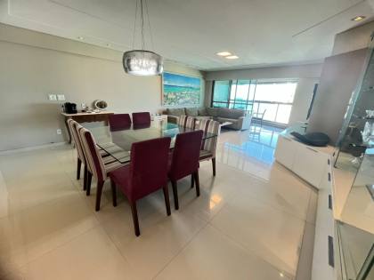 Apartamento vista mar definida,andar alto.164m,3 suites,3 vagas,lazer,100m da praia