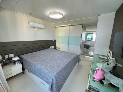 Apartamento vista mar definida,andar alto.164m,3 suites,3 vagas,lazer,100m da praia