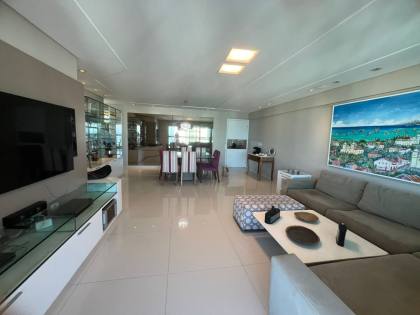 Apartamento vista mar definida,andar alto.164m,3 suites,3 vagas,lazer,100m da praia